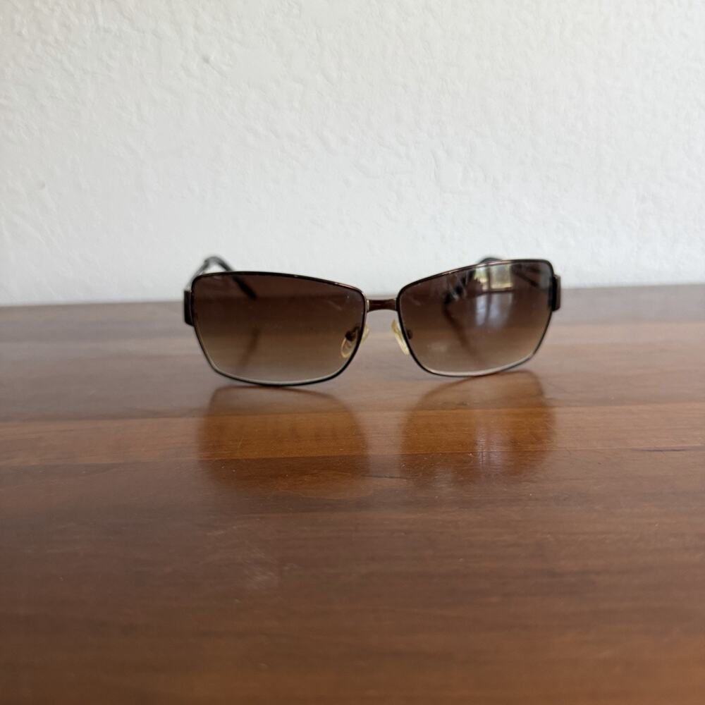 Oscar De La Renta Brown Metal Sunglass Frames 65-12-135 FRAME ONLY